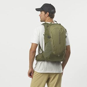 Salomon Trailblazer 30 Unisex Backpack 30L Hiking Trail Running, Olive Green (Martini Olive)