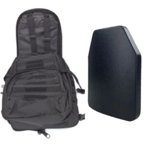 us survival solutions bulletproof backpack – durable college & school backpack | waterproof travel backpack | gift for men, women, boys, girls & students, black