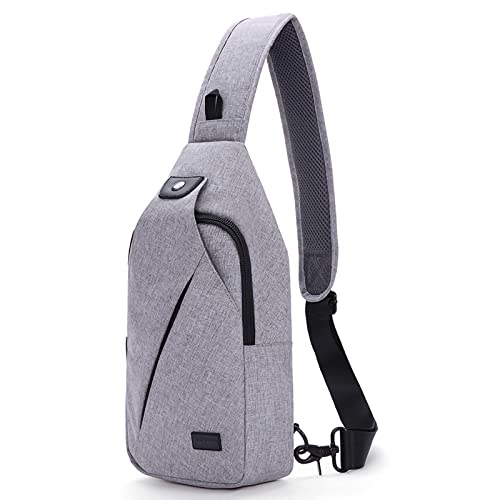 Peicees Sling Bag For Men Women Wateproof Sling Backpack Mens Crossbody Bag Chest Bag Sling Purse For Women Travel/Hiking