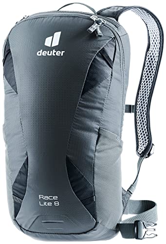 DEUTER Unisex – Adult's Race Lite Bicycle Backpack, Graphite Black, 8 L