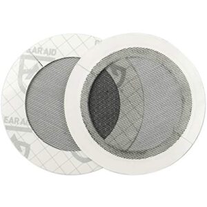 GEAR AID Tenacious Tape Mesh Patches for Tent and Bug Screen Repair, 3” Rounds, Black Mesh