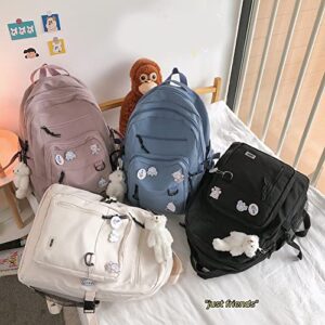 Preppy Backpack Aesthetic Laptop Backpack for School Women Girls Light Academia Backpack Bookbag f2f Backpack Back to School Backpack Supplies