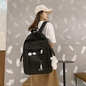 Preppy Backpack Aesthetic Laptop Backpack for School Women Girls Light Academia Backpack Bookbag f2f Backpack Back to School Backpack Supplies