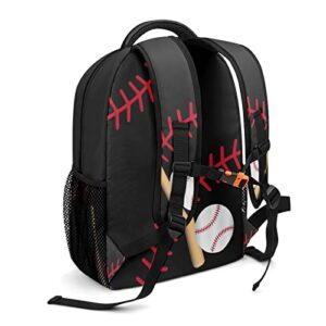 XOZOTY Ball Baseball Number Custom Name Boys and Girls Daily Bag Multi-Function Casual Sport Backpack