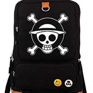 Mxcostume Anime Backpack One Piece Luminous Large Capacity School Bag Cosplay Bookbag (Pattern1)