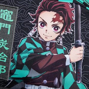 Demon Slayer Tanjiro Checkered Backpack