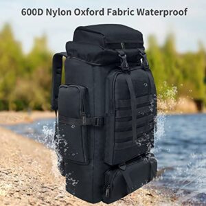 Ogetok 80L/100L Camping Hiking Military Tactical Backpack,Water Resistant Large Travel Daypacks Outdoor MOLLE Rucksack