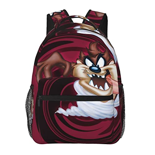 lwufnok Tasmanian Devil Taz Backpack Versatile High capacity Casual Backpack 16" for girls men boys