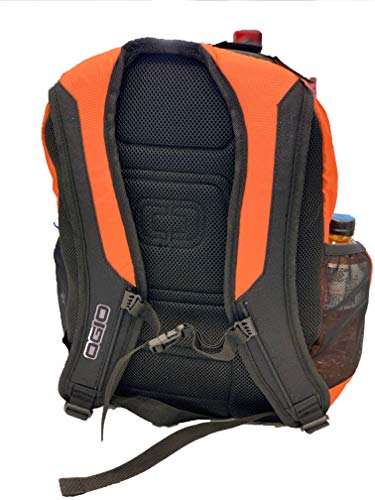 Pickleball Marketplace | Midsize Paddle/Equipment Backpack - Orange - Perfect for Pickleball - 3 Spacious Compartments - Will Hold Multiple Paddles