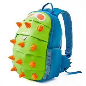 nohoo upgraded kids dinosaur backpack toddler school bag boys travel bag 14” cute cool waterproof boys backpack for 3-8 years