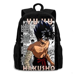 anime yu yu hakusho hiei backpack unisex waterproof 3d print bookbag big capacity laptop bag travel daypacks suitable school outdoor