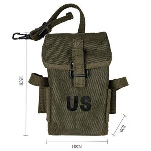 YBJBHW M1956 M1961 Equipment Vietnam War Equipment Replica WW2 US Army Korean War1956 Long Pouch 1956 Bag Kettle Belt Straps