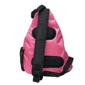 Ladies Printed Pickleball Sling Bag - "Peppermint" - New | Holds Multiple Paddles | Shoe Bag Included | Easy To Carry | Designed Expressly for Pickleball