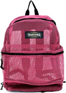 transworld mesh backpack – hot pink