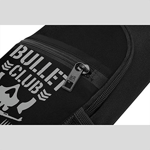 Sling Backpack,Travel Hiking Daypack Pattern Rope Crossbody Shoulder Bag New Bullet Club Printed