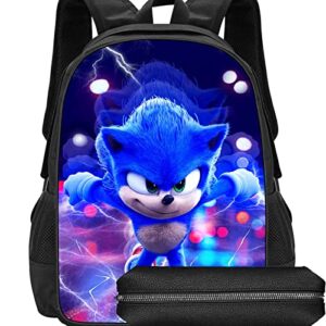 teens game backpack travel laptop backpack 3d printed cartoon dayback sports bag for gift bookbag with pencil case – 11