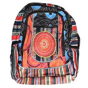 threadheads southwestern flower backpack – 12″ x 16″