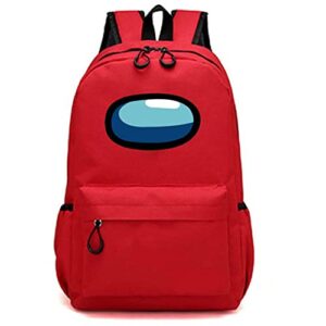 laptop backpack, boy backpack red bookbags gamer laptop schoolbags，for boy girl college school (2022 new red)