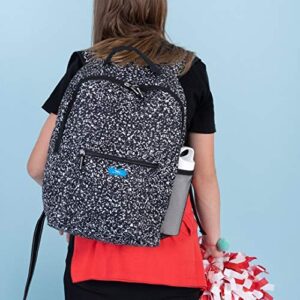 SCOUT Pack Leader Backpack, Lightweight School Backpack for Women, Water-Repellent Book Bag with Laptop Sleeve, Zipper Compartments, and Padded Straps in By the Treeshore (Multiple Patterns Available)