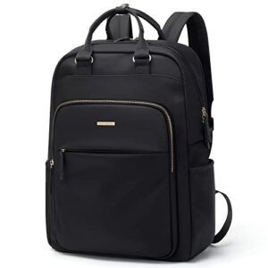 golf supags laptop backpack for women girls work backpack purse laptop bagstravel computer bookbag fits 15.6 inch notebook (black, 15.6 inch)
