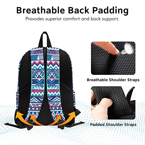 Psxnvid Alpaca Llama Backpack Cartoon Cute Alpaca Bohe Backpacks Travel Hiking Laptop Backpack for Women Men Girls Boys