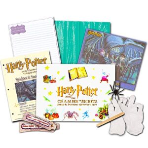 Fast Forward New York Harry Potter Preschool Backpack for Kids, Toddlers,6 Pc School Supplies Bundle with Hogwarts 10inch Mini Boys and Girls, Stickers, Decal, More