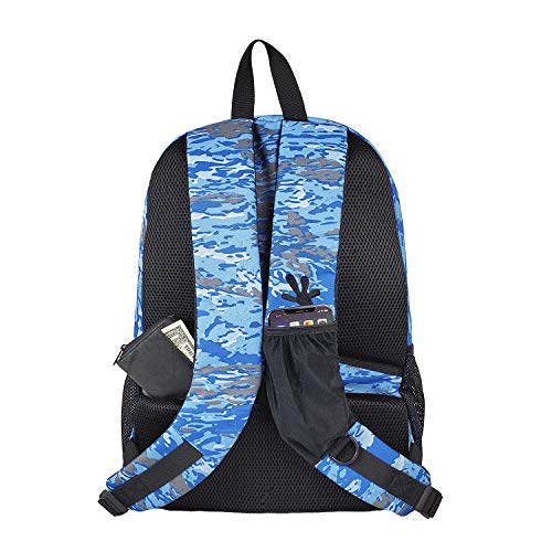 geckobrands Impact Backpack, Ocean geckoflage