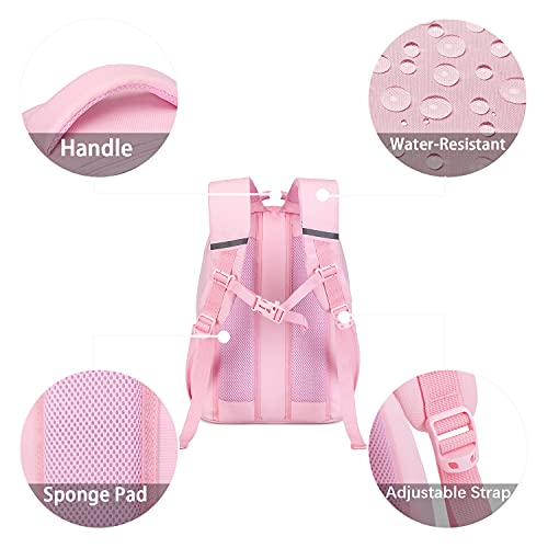 Abshoo Cute Kids Backpack For Girls Kindergarten Elementary Unicorn School Backpacks With Chest Strap (Unicorn Pink)