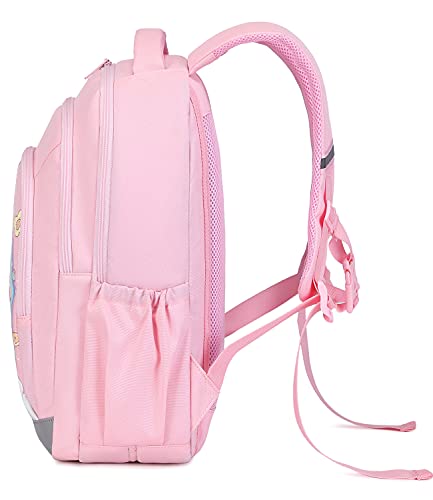 Abshoo Cute Kids Backpack For Girls Kindergarten Elementary Unicorn School Backpacks With Chest Strap (Unicorn Pink)
