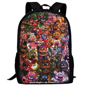 qmuzwed game 3d backpack youth college backpack casual outdoor daypack 17 inch (style-1)