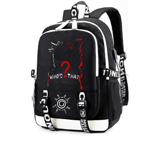 naru anime backpacks with with unisex fashion travel backpack