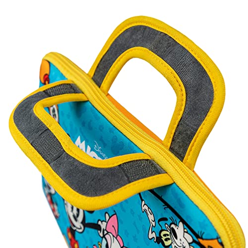 Pebble Gear Disney Mickey and Friends Carry Bag - Universal Neoprene Kids Carry Bag in Disney Mickey and Friends-Design, for 7" Tablets (Fire 7 Kids Edition, Fire HD 8 case), Durable Zip