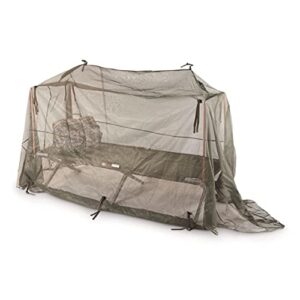genuine issue lightweight, durable, nylon skeeta tent, mosquito netting, camping, outdoors od, new made in usa