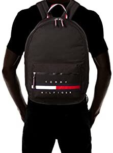 Tommy Hilfiger Men's Gino Backpack, Deep Black, One Size