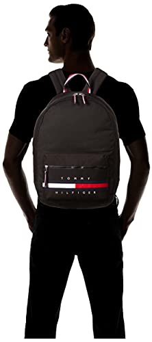 Tommy Hilfiger Men's Gino Backpack, Deep Black, One Size