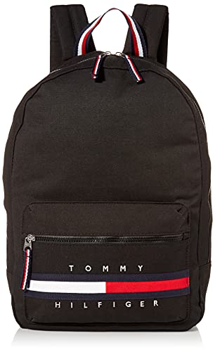 Tommy Hilfiger Men's Gino Backpack, Deep Black, One Size