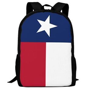 texas state flag backpack picnic backpack for men & women