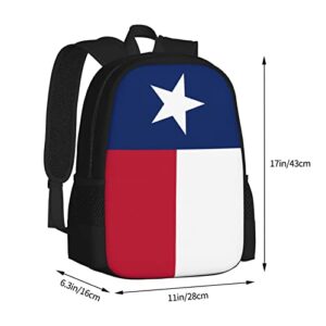 Texas State Flag Backpack Picnic Backpack For Men & Women