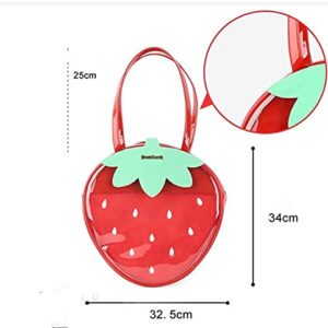 WILDFINDING Ita Bag Strawberry Fruit Shoulder Bag Satchel Backpack Casual Daypack-Kawaii DIY Cosplay Strawberry Daypack (Red)