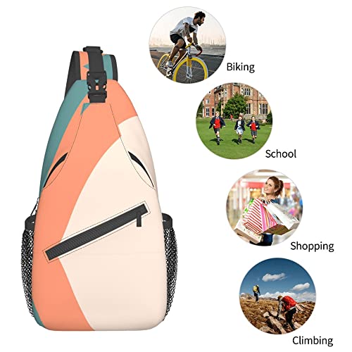 DTBAOTID Sling Bag Crossbody Shoulder Chest Travel Backpack For Women & Men,Lightweight Shoulder Chest Hiking Daypack