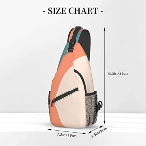 DTBAOTID Sling Bag Crossbody Shoulder Chest Travel Backpack For Women & Men,Lightweight Shoulder Chest Hiking Daypack