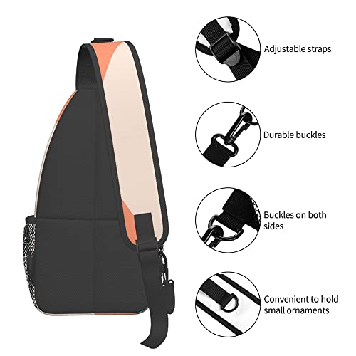 DTBAOTID Sling Bag Crossbody Shoulder Chest Travel Backpack For Women & Men,Lightweight Shoulder Chest Hiking Daypack