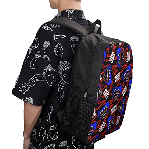 Xgvuqqi Horror Game Backpack Shoulder Bag Cartoon Cosplay Laptop Bag 17" (Pop-2)