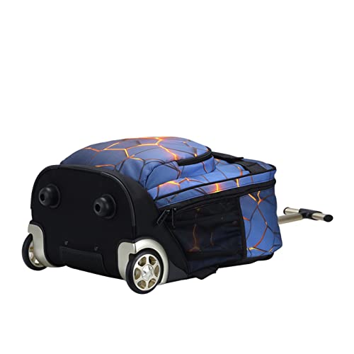 UNIKER Rolling Backpacks for Teens,Duffel Bag for Travel Backpack with Wheels,Trolley School Bag with Pencil Case,Carry on Suitcase