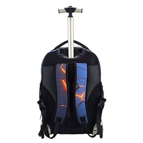 UNIKER Rolling Backpacks for Teens,Duffel Bag for Travel Backpack with Wheels,Trolley School Bag with Pencil Case,Carry on Suitcase