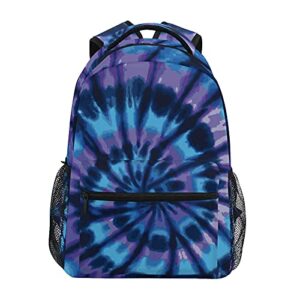 ALAZA Tie Dye Bule Unisex Schoolbag Travel Laptop Bags Casual Daypack Book Bag