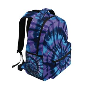 ALAZA Tie Dye Bule Unisex Schoolbag Travel Laptop Bags Casual Daypack Book Bag