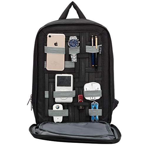 Cocoon MCP3400BK Slim S 13" Backpack with Built-in Grid-IT!® Accessory Organizer (Black)