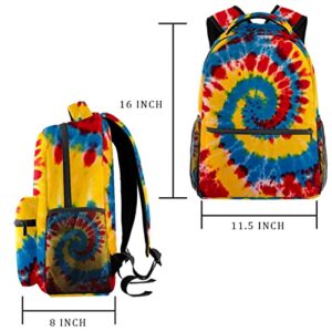 Backpack Tie Dye Travel Bags Casual School Bookbags for Students
