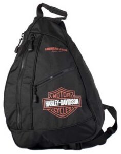 harley-davidson bar & shield sling backpack bp1957s-orgblk
